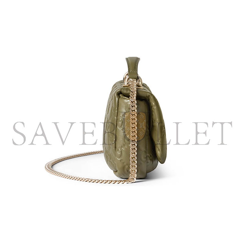 GUCCI GG MILANO SMALL TOP HANDLE BAG 806017 (21*12.5*4.6cm)